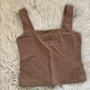 Abercrombie Women's Brown Sleeveless Top